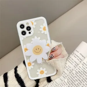 iPhone case with daisy holder
