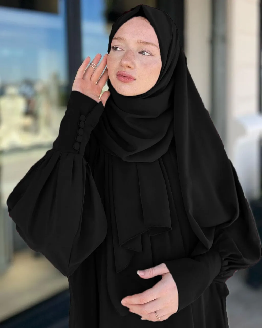 Irani Stylish Abaya with stroller