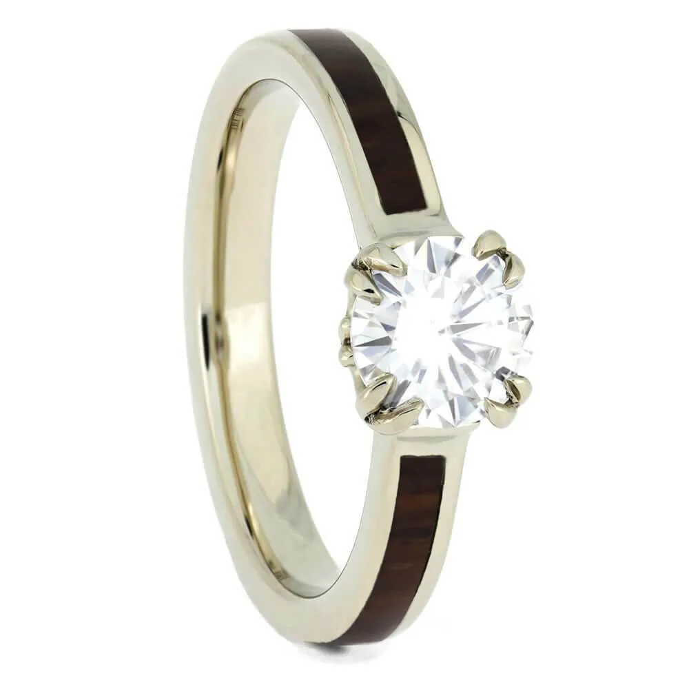 Ironwood Bridal Set with Moissanite and White Gold