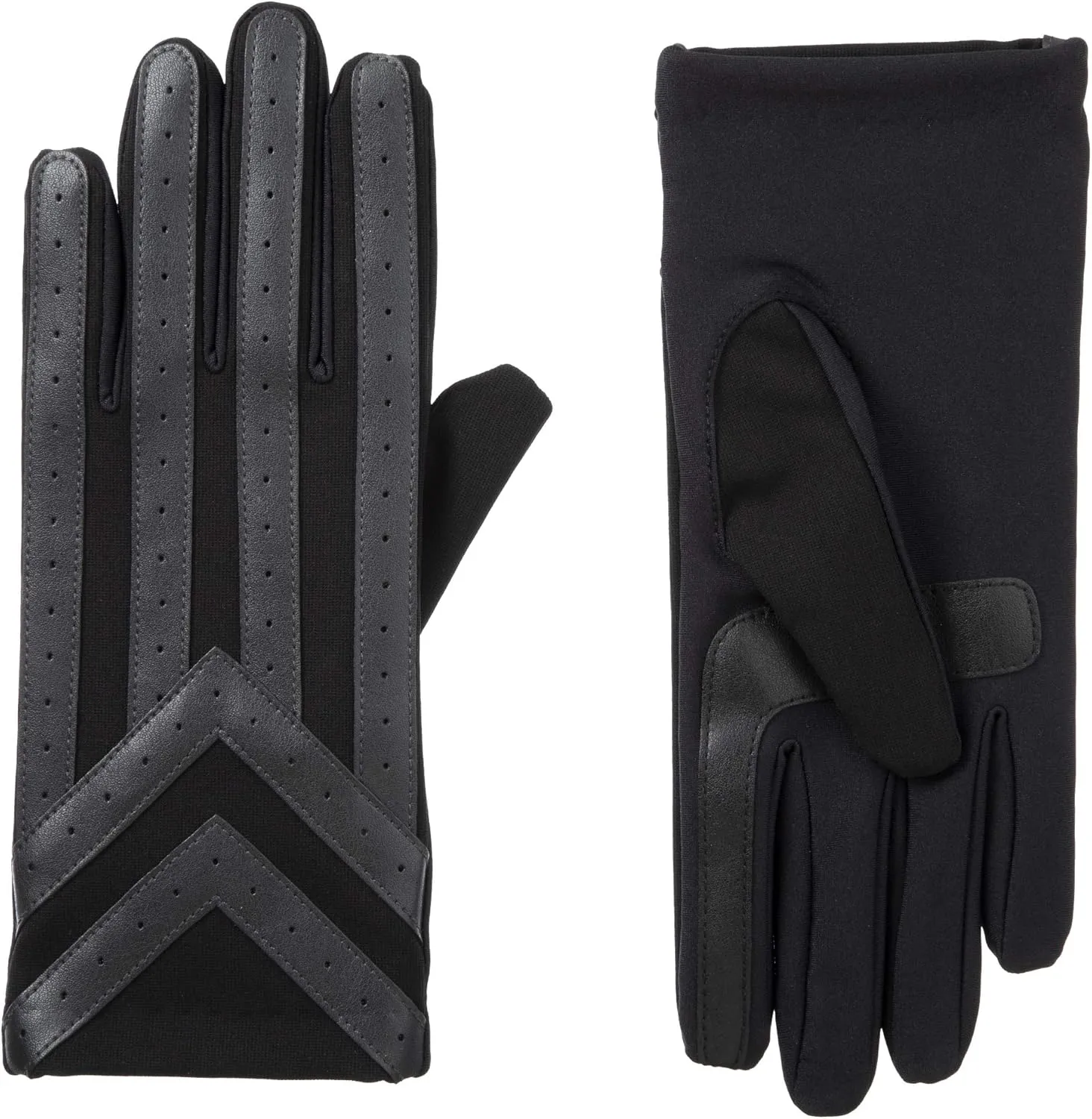 isotoner Mens Spandex Touchscreen Cold Weather Gloves