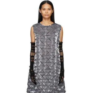 Issey Miyake Black A-POC Misty Gloves