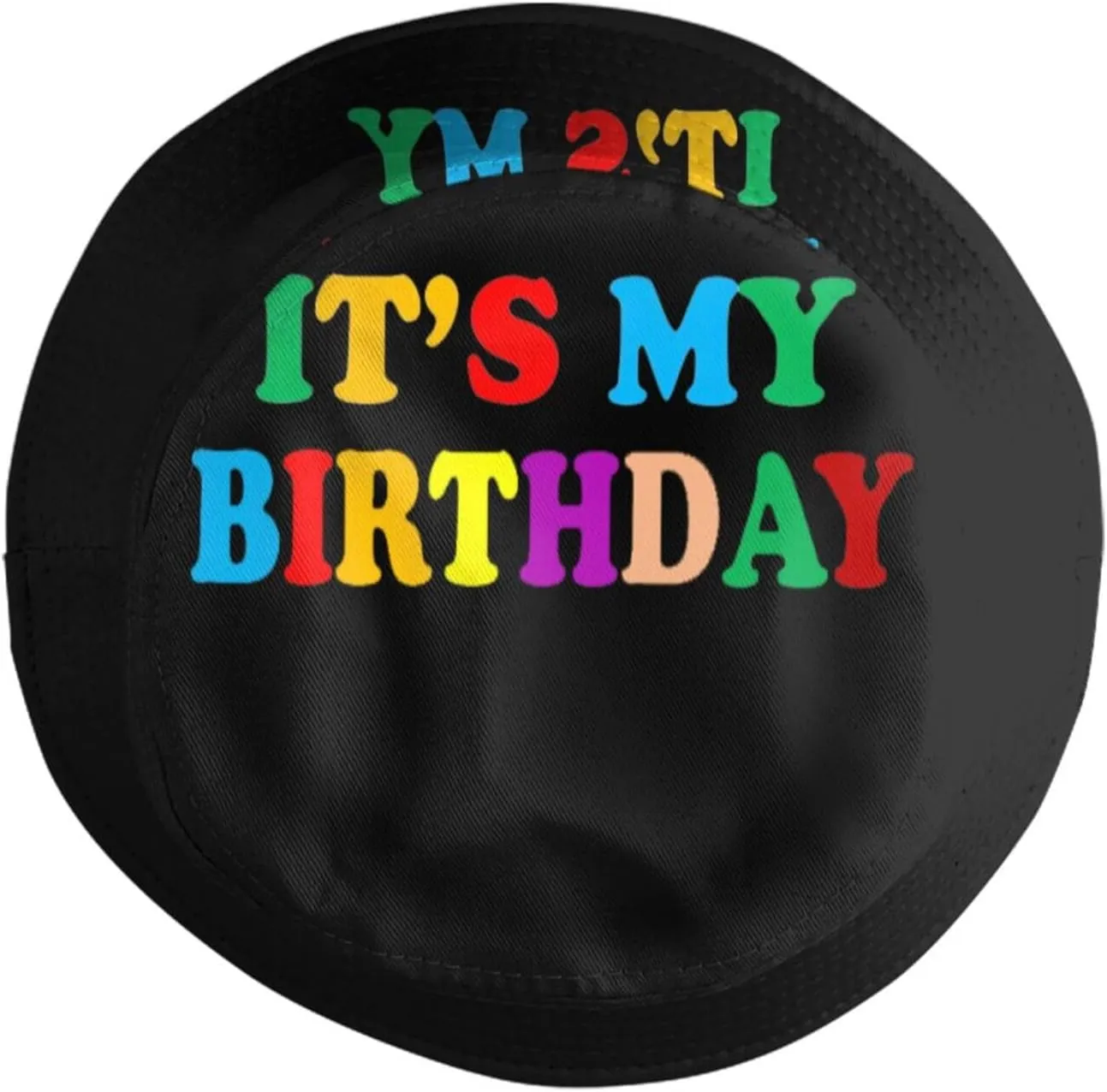 It's My Birthday Bucket Hat, Unisex Birthday Hat Outdoor Beach Summer Fisherman Cap for Men Women
