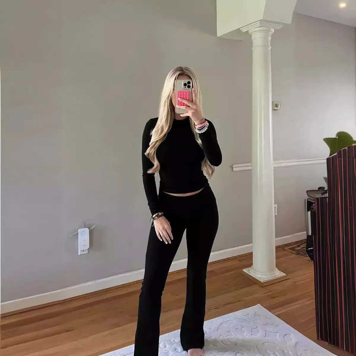 Ivyshape | Casual Retro Two-Piece Set