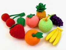 IWAKO FRUITS ERASER CARD-SINGLE | 38371 | BC Mini
