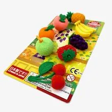 IWAKO FRUITS ERASER CARD-SINGLE | 38371 | BC Mini