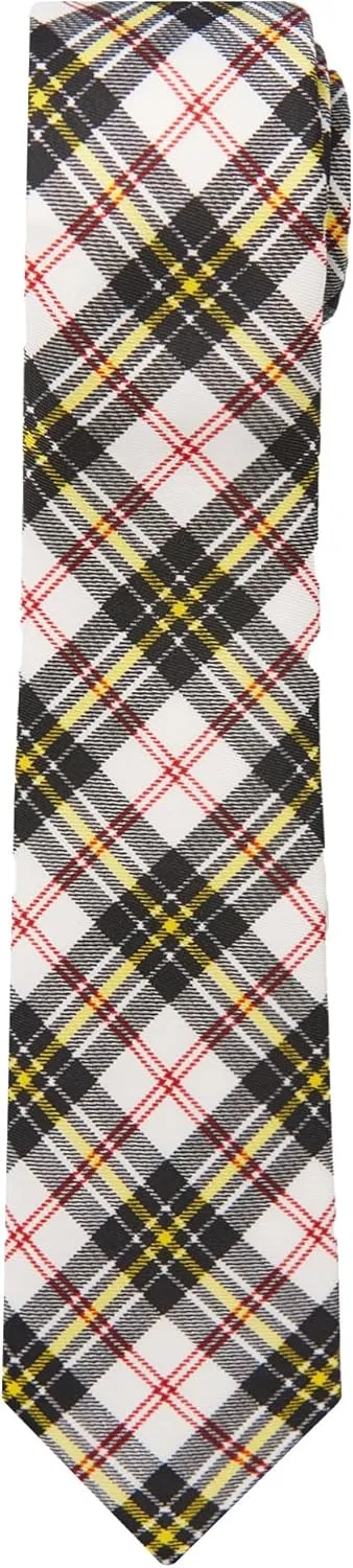 Jacob Alexander Boys' Prep Royal Tartans Plaid Neck Tie