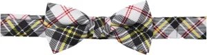 Jacob Alexander Boys' Royal Tartans Plaid Adjustable Pre-Tied Banded Bow Tie