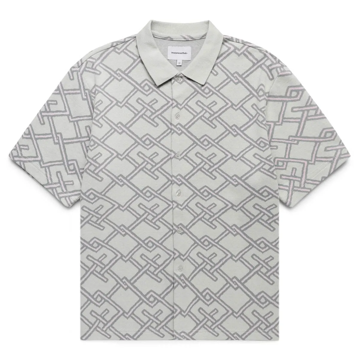 JACQUARD BUTTON UP TOP