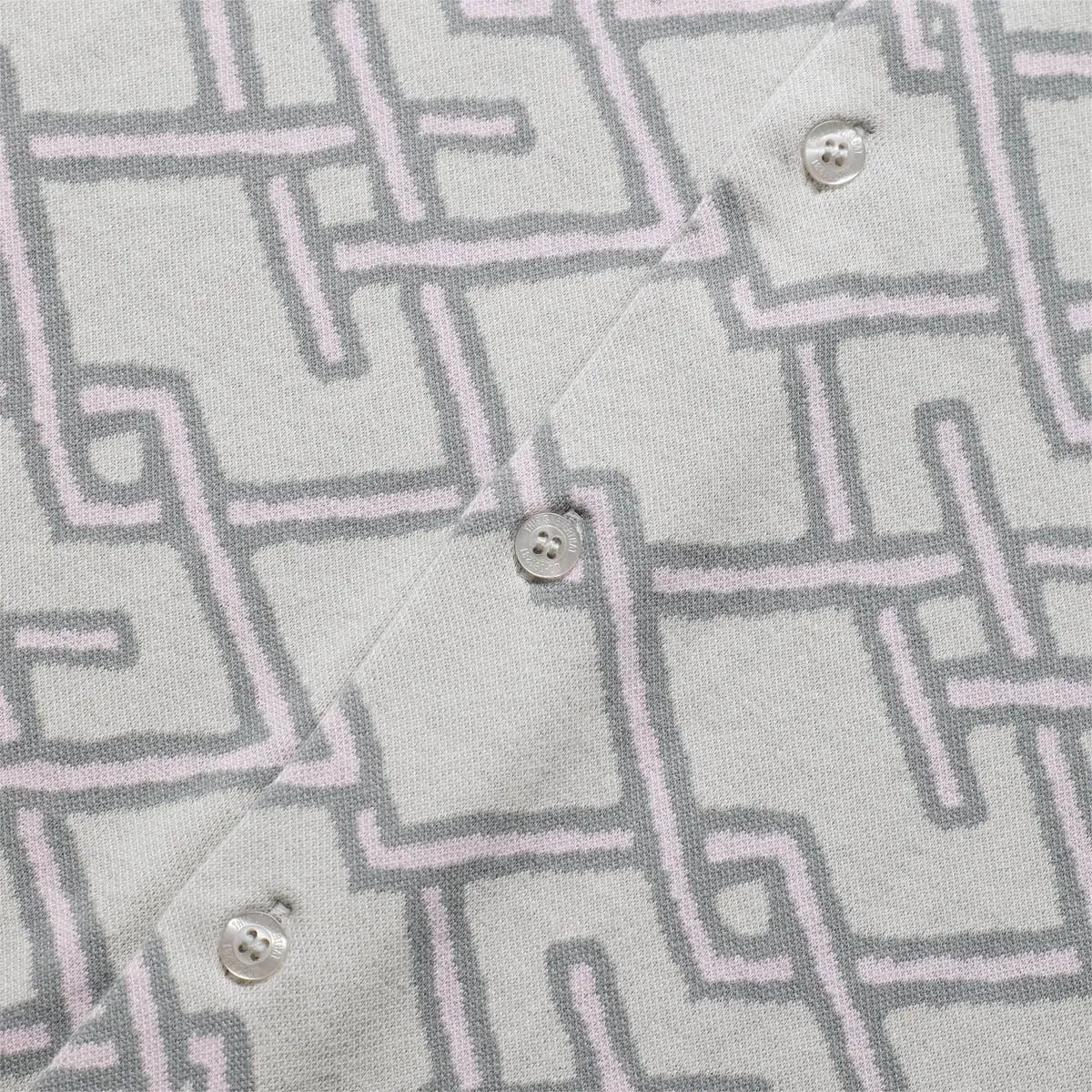 JACQUARD BUTTON UP TOP