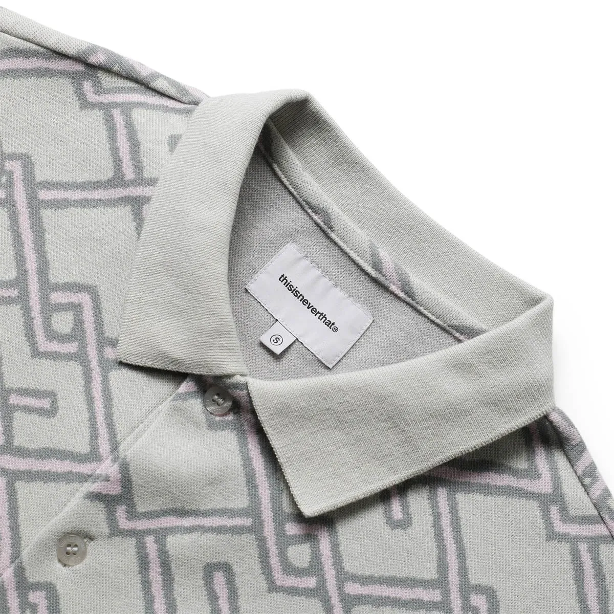JACQUARD BUTTON UP TOP