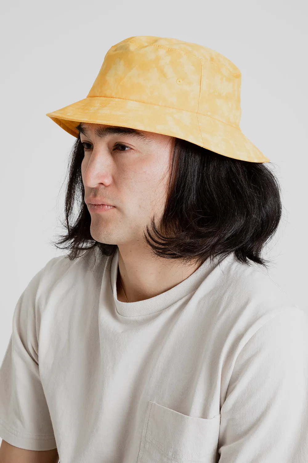 Japanese Cotton Bucket Hat - Cloudy Yellow