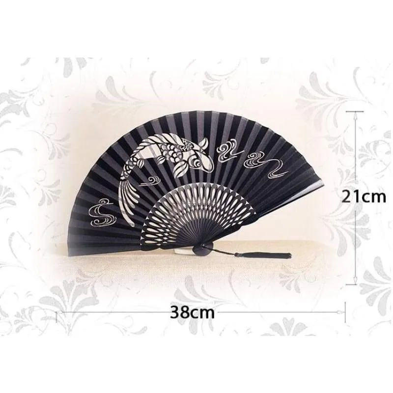 Japanese Folding Fan 【Transparent Koi】