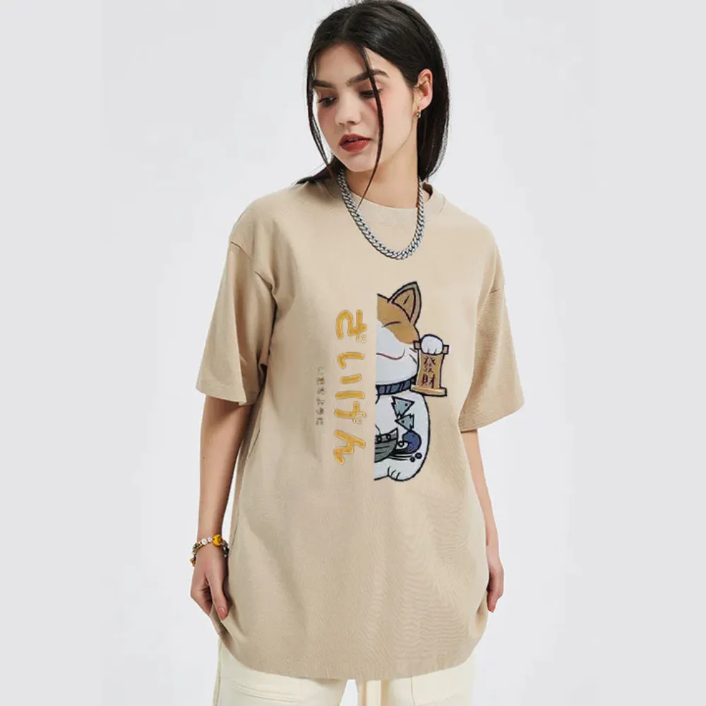 “Japanese Lucky Cat” T-shirt