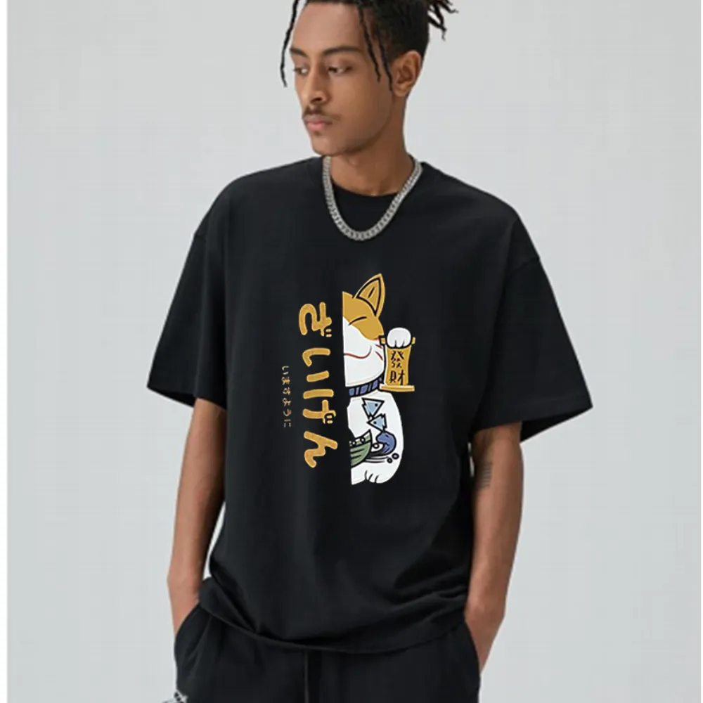 “Japanese Lucky Cat” T-shirt