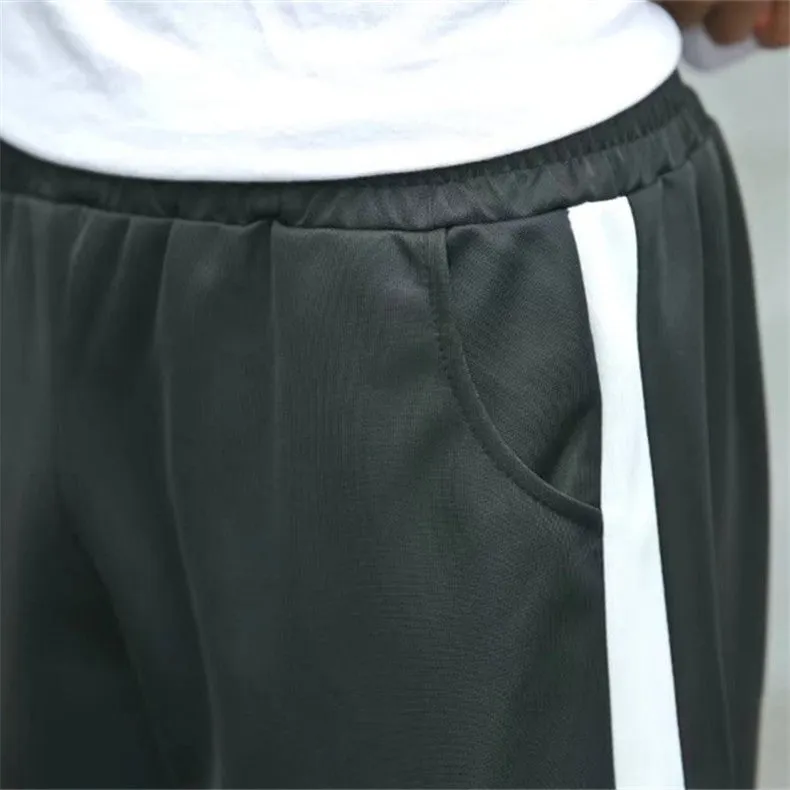 Japanese Summer Men Shorts Korean Loose Thin knee length Casual Pants Shorts