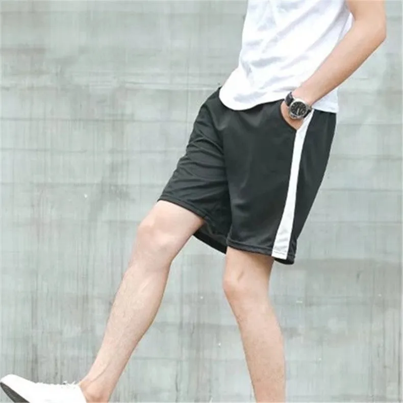Japanese Summer Men Shorts Korean Loose Thin knee length Casual Pants Shorts