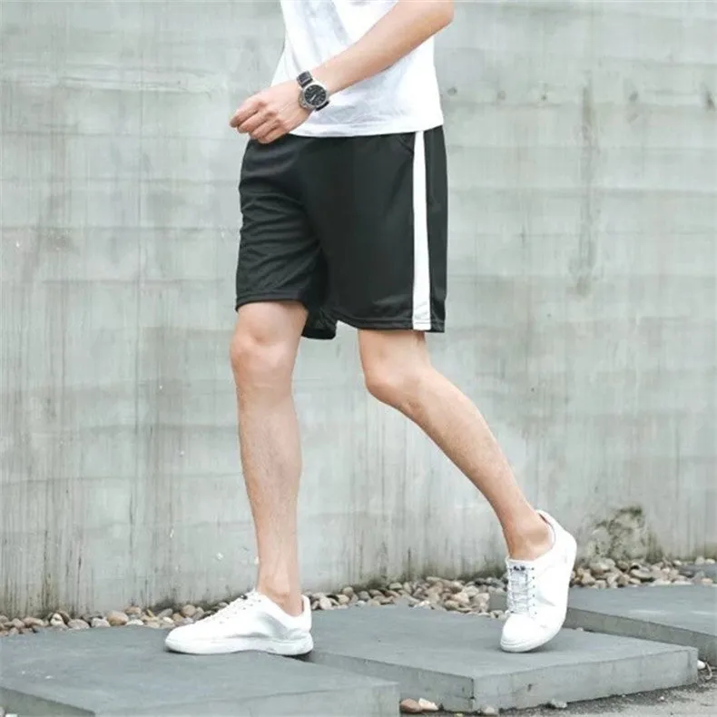 Japanese Summer Men Shorts Korean Loose Thin knee length Casual Pants Shorts