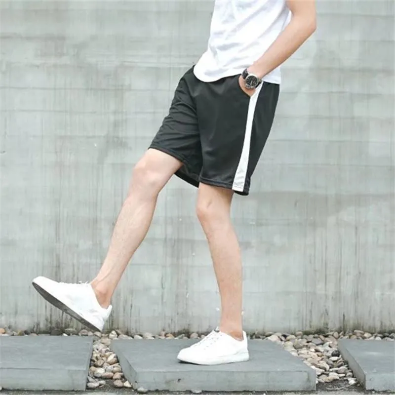 Japanese Summer Men Shorts Korean Loose Thin knee length Casual Pants Shorts