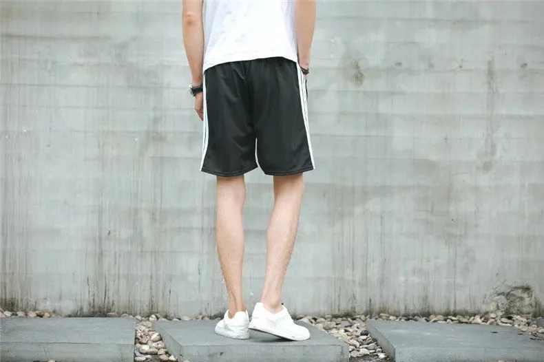 Japanese Summer Men Shorts Korean Loose Thin knee length Casual Pants Shorts