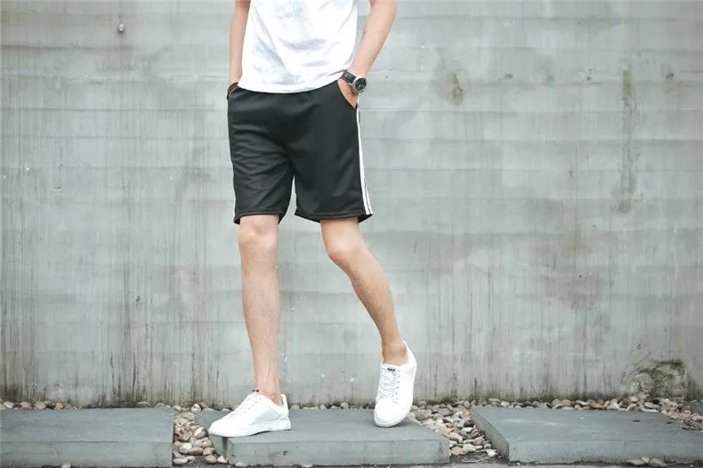 Japanese Summer Men Shorts Korean Loose Thin knee length Casual Pants Shorts