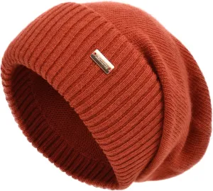jaxmonoy Slouchy Beanies for Women Winter Lightweight Ladies Knit Hat Cuffed Soft Warm Slouch Beanie Cap - Brown