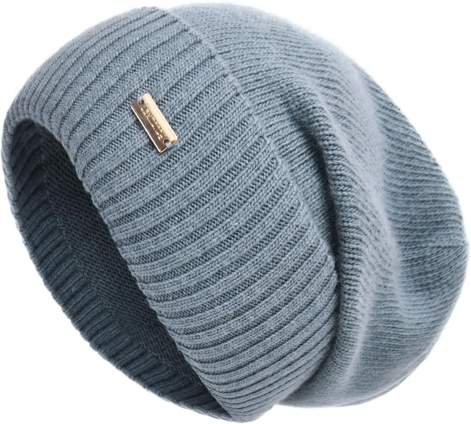 jaxmonoy Slouchy Beanies for Women Winter Lightweight Ladies Knit Hat Cuffed Soft Warm Slouch Beanie Cap - Brown