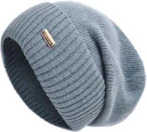 jaxmonoy Slouchy Beanies for Women Winter Lightweight Ladies Knit Hat Cuffed Soft Warm Slouch Beanie Cap - Brown
