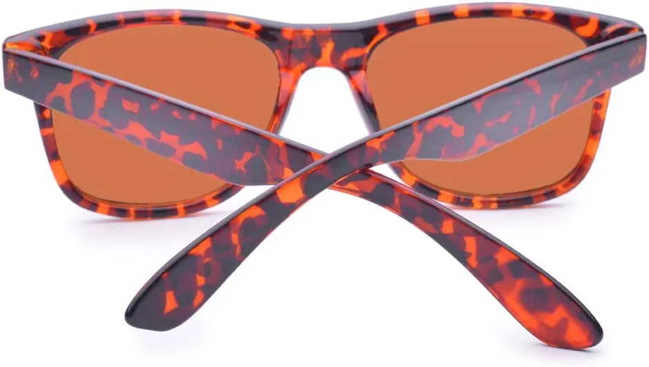 Jcerki Polarizing Nearsighted Sunglasses Tinted Brown -0.50 Strengths Men Women Myopia Distance Glasses These Are Not Reading Glasses