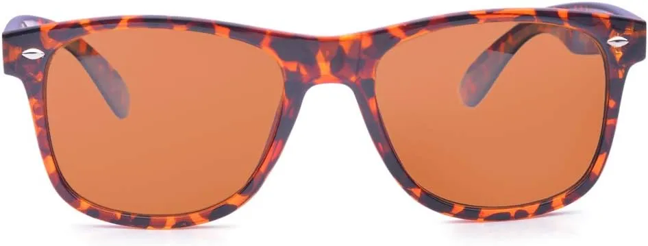 Jcerki Polarizing Nearsighted Sunglasses Tinted Brown -0.50 Strengths Men Women Myopia Distance Glasses These Are Not Reading Glasses