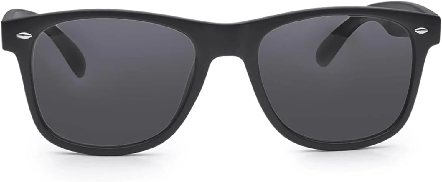 Jcerki Polarizing Nearsighted Sunglasses Tinted Gray -0.50 Strengths Men Women Myopia Distance Glasses **These Are Not Reading Glasses**