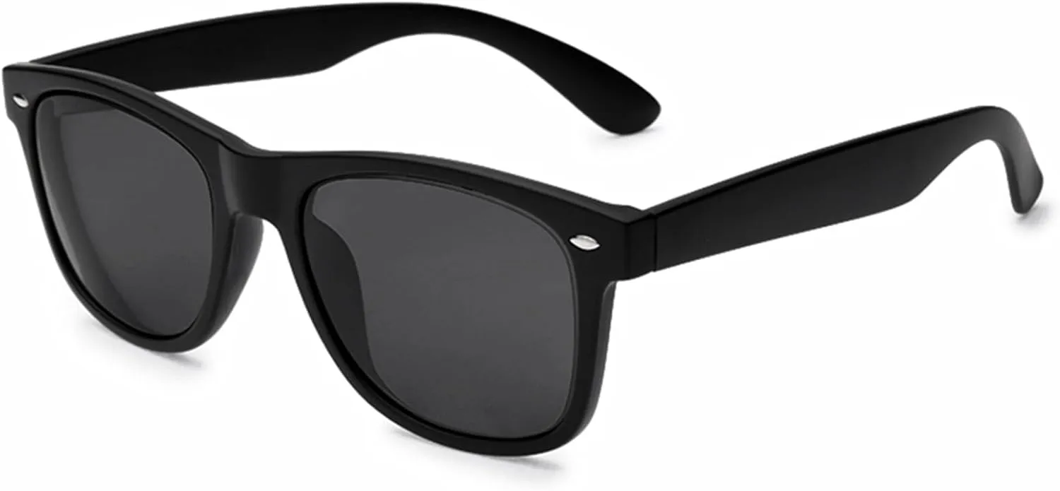 Jcerki Polarizing Nearsighted Sunglasses Tinted Gray -0.50 Strengths Men Women Myopia Distance Glasses **These Are Not Reading Glasses**