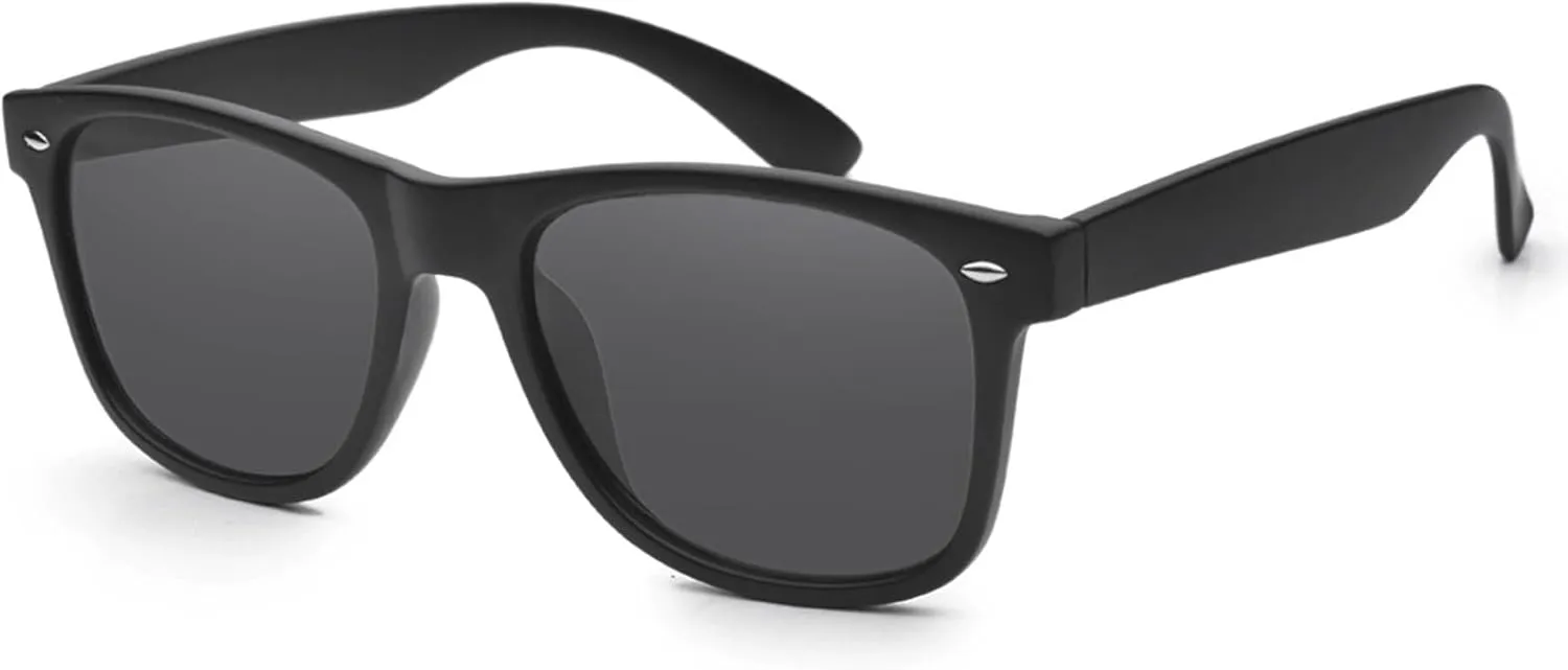 Jcerki Polarizing Nearsighted Sunglasses Tinted Gray -0.50 Strengths Men Women Myopia Distance Glasses **These Are Not Reading Glasses**