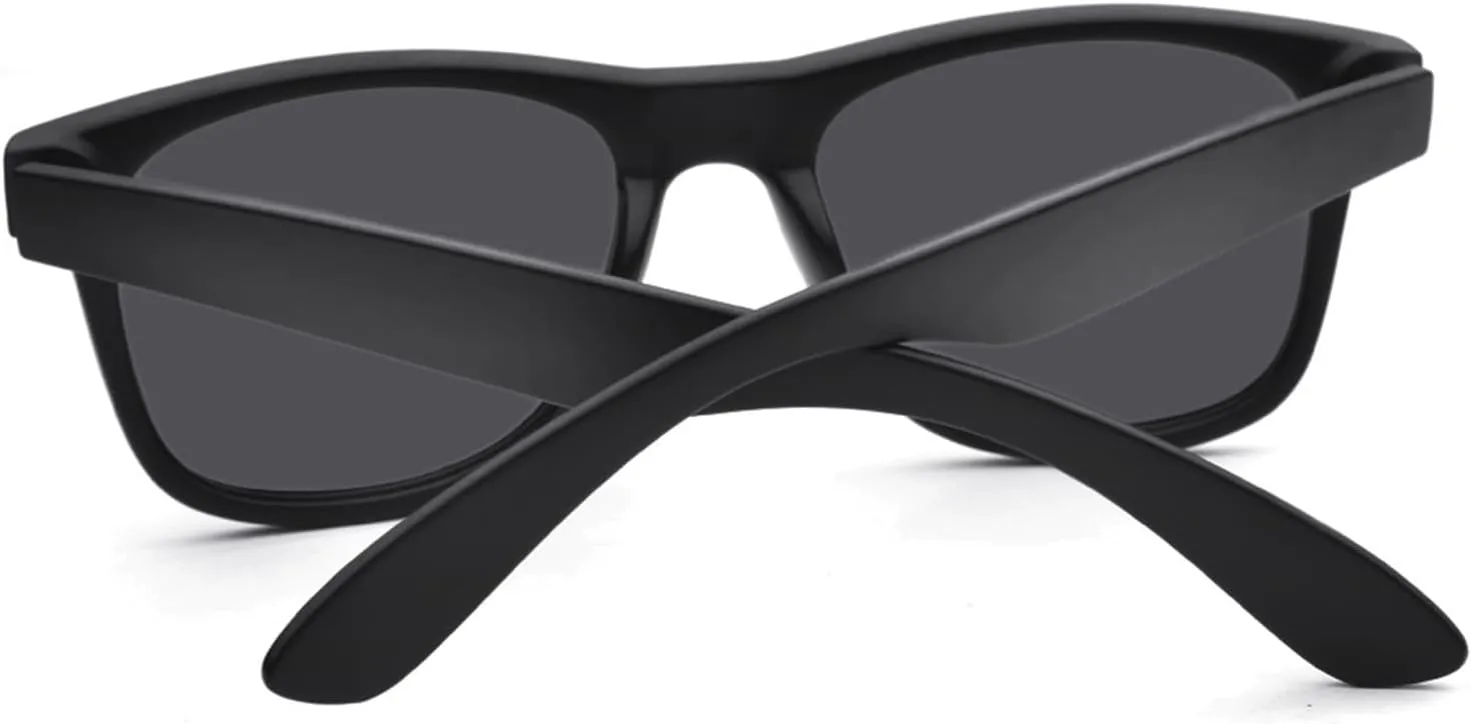 Jcerki Polarizing Nearsighted Sunglasses Tinted Gray -0.50 Strengths Men Women Myopia Distance Glasses **These Are Not Reading Glasses**