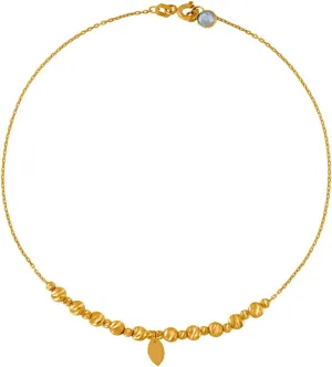 JewelryWeb 10k Yellow Gold Womens CZ Simulated Diamond Sparkle Cut Beaded Charm Anklet 10 Inch-Anklet for Women