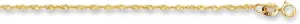JewelryWeb 14k Yellow Gold 1.5mm Shiny Sparkle Cut Singapore Chain Anklet With Spring-Ring Clasp 10 Inch-Anklet for Women and Men