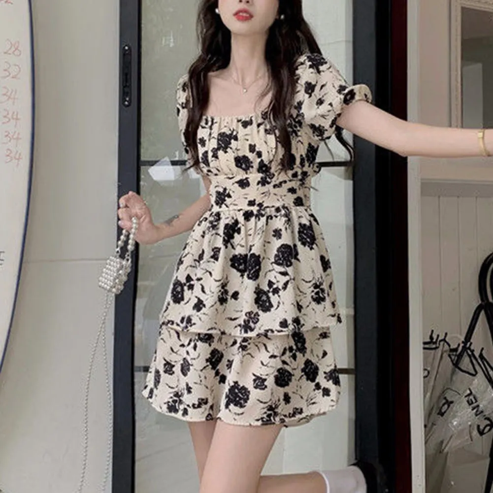 Juliette - Charming Floral Midi Dress for Women