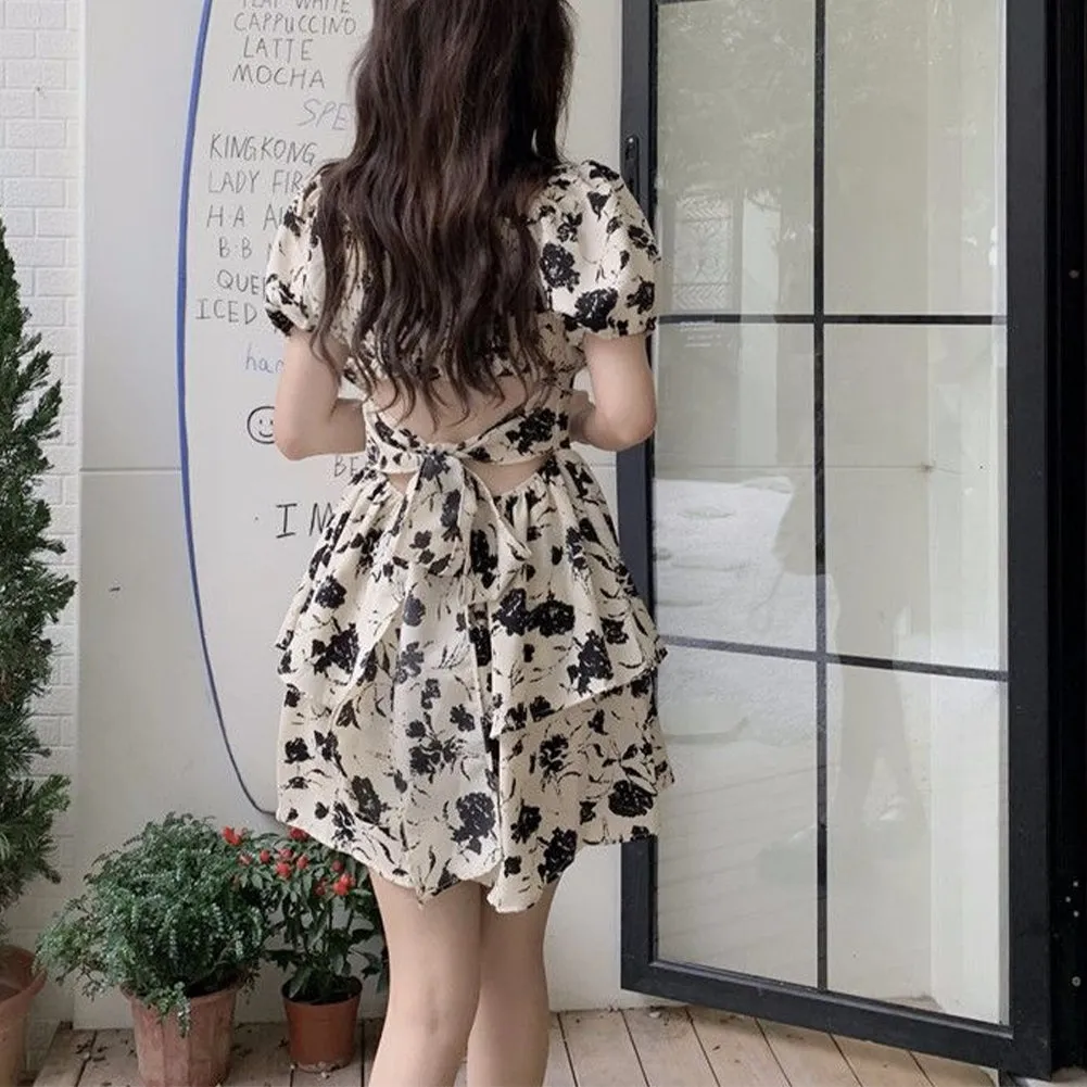 Juliette - Charming Floral Midi Dress for Women