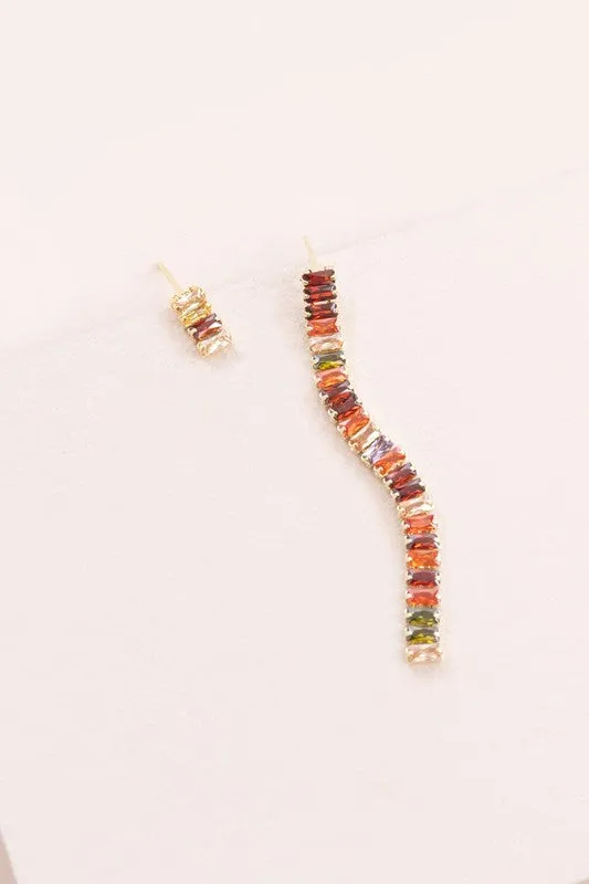Kaleidoscope Charm Mismatched Earrings