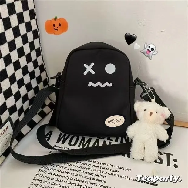 Kawaii Goth Cute Ghost Shoulder Bag