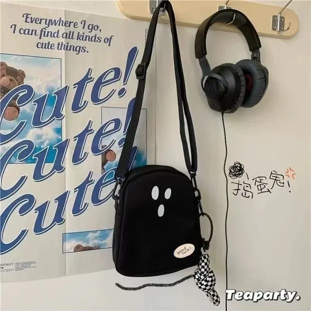 Kawaii Goth Cute Ghost Shoulder Bag