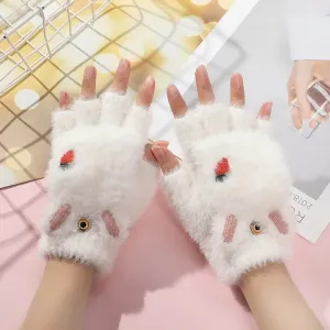Kawaii Plush Bunny Mittens