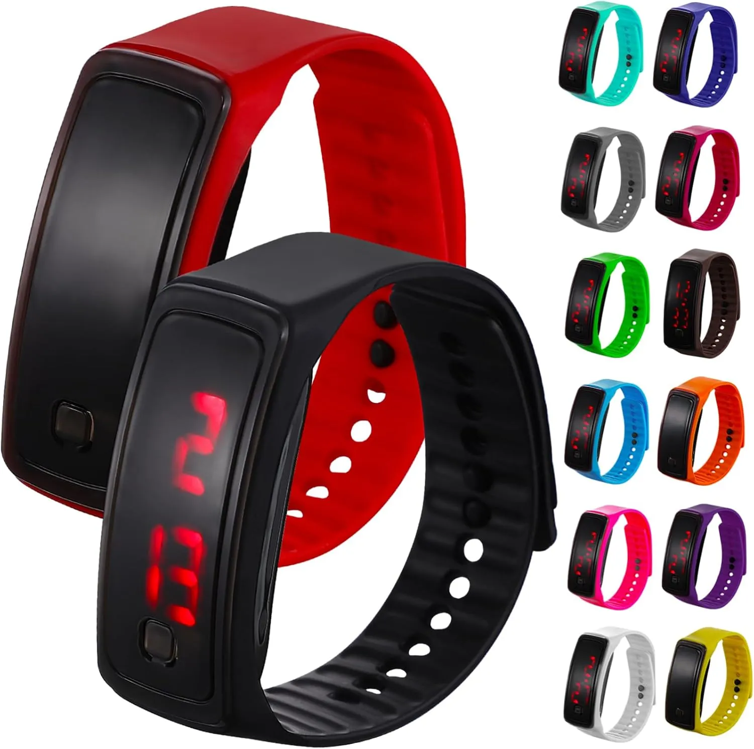 KESYOO 14 Pcs LED Digital Watches for Bands Easy to Read Display Birthday Party Return Boys and Teach Management