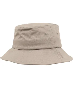 Khaki - Flexfit cotton twill bucket hat (5003)