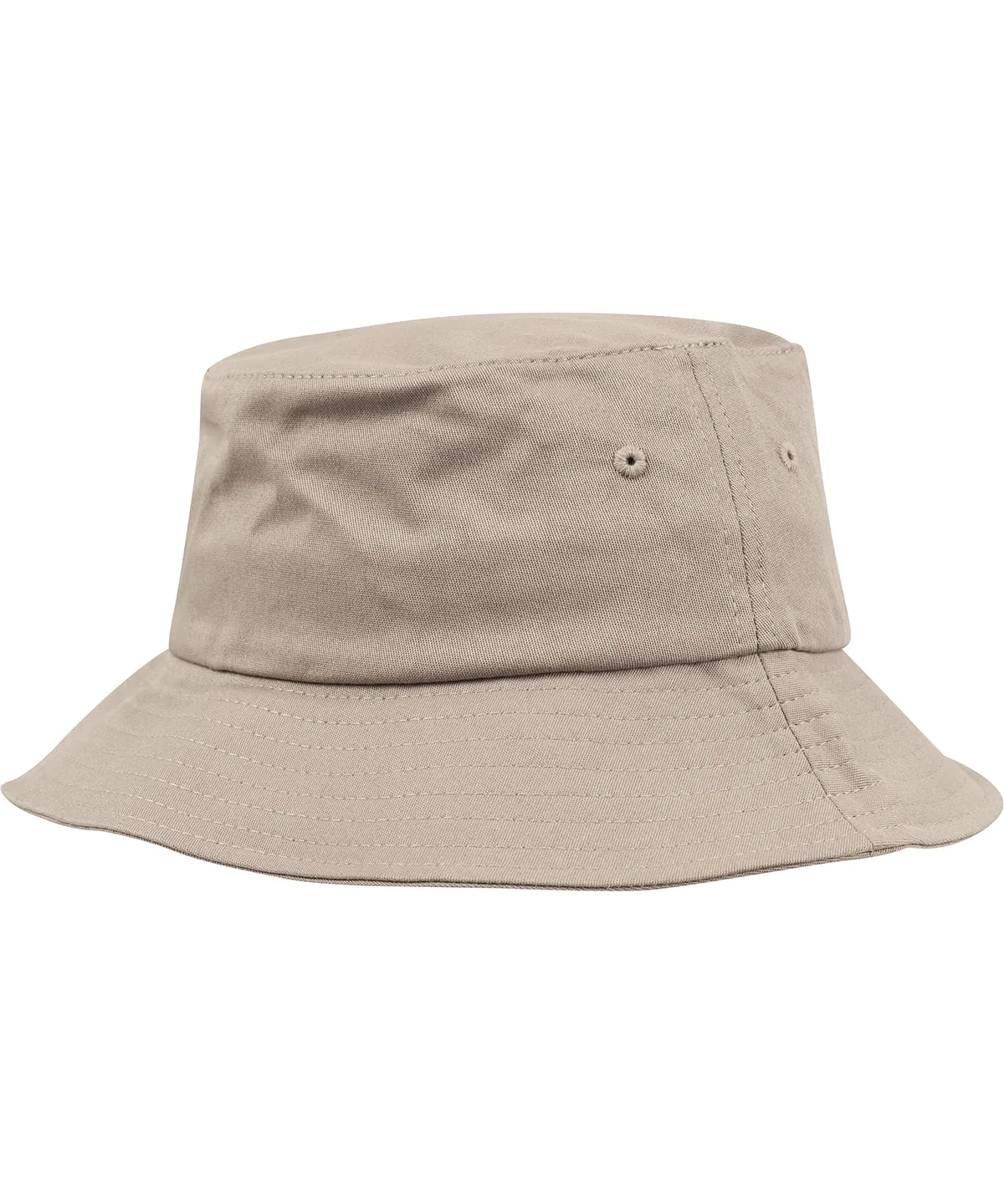 Khaki - Flexfit cotton twill bucket hat (5003)