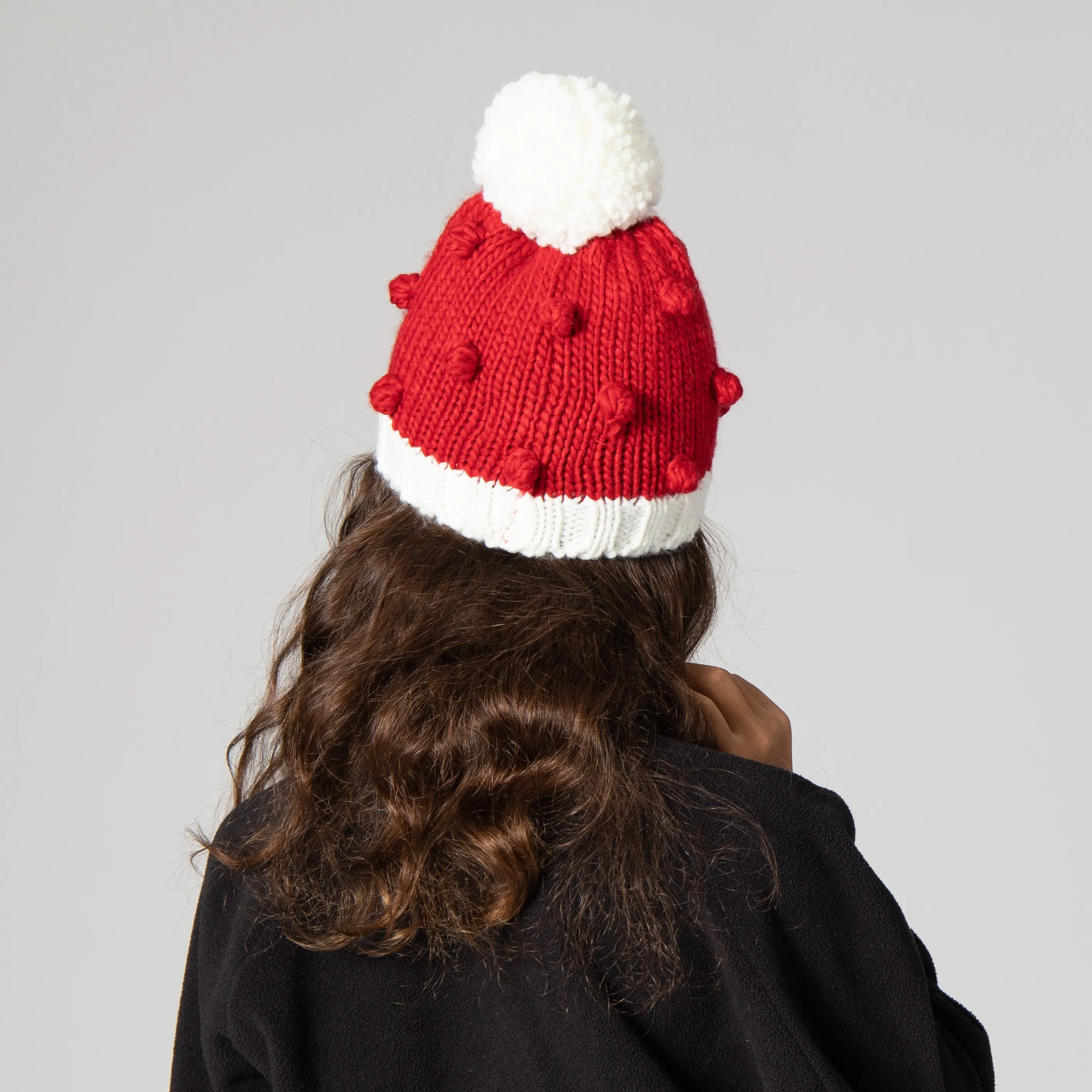 Kid's Bobble Knit Holiday Beanie