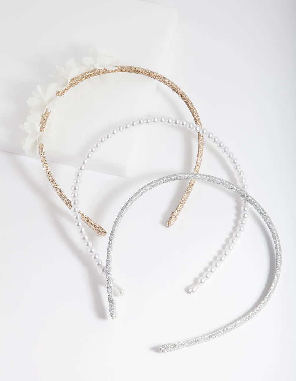 Kids Fabric Flower Headband Pack