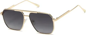 kimorn Polarized Sunglasses Womens Men Retro Oversized Square Vintage Shades Classic Large Metal Sun Glasses K1221