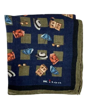 Kiton Small Cashmere Scarf Novelty