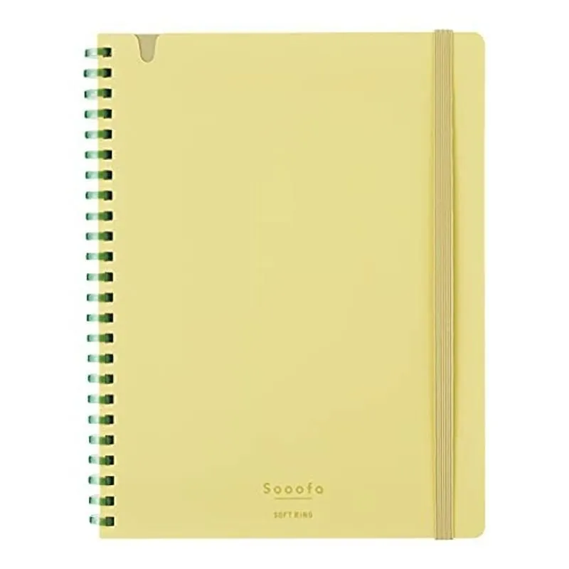 Kokuyo A5 SOOOFA GREEN Soft Ring Notebook 4mm GRID Kokuyo Soft Ring Notebook | SV738S4 80 Sheets
