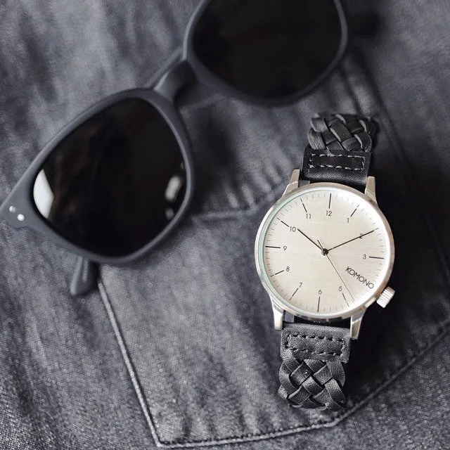 Komono Winston Woven Black Watch